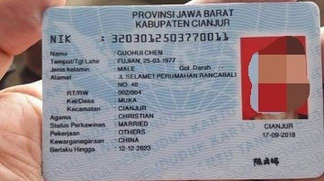KPU DIY Mengaku Baru Tahu Ada WNA punya e-KTP 1 e-KTP WNA di Cianjur