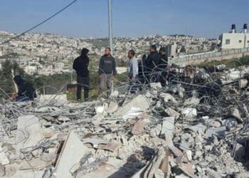 Rumah palestina dibongkar
