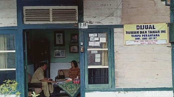 Karena Himpitan Ekonomi, Rumah Pencipta Hymne Guru Dijual 1 Rumah pencipta Hymne Guru. Foto: Detik