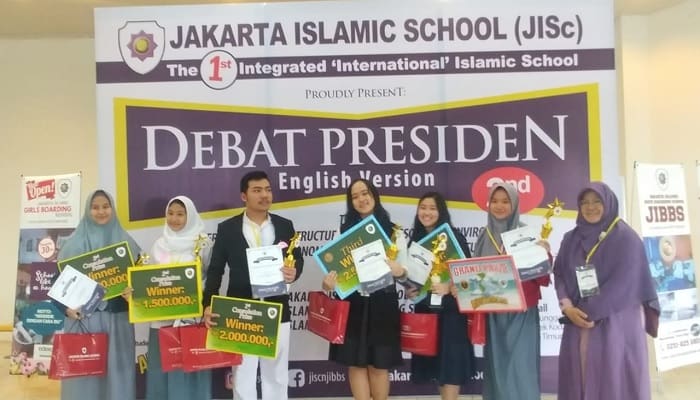 Jakarta Islamic School gelar Debat Presiden 1 Foto: Rhio/Islampos
