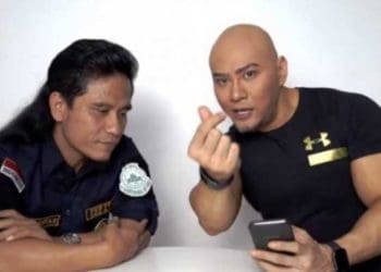 Deddy Corbuzier dan Gus Miftah. Foto: Tribunnews