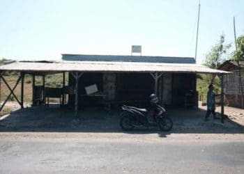 Kedai olahan daging anjing di Jalan Lalung-Bekonang, Karanganyar. Foto: Solopos