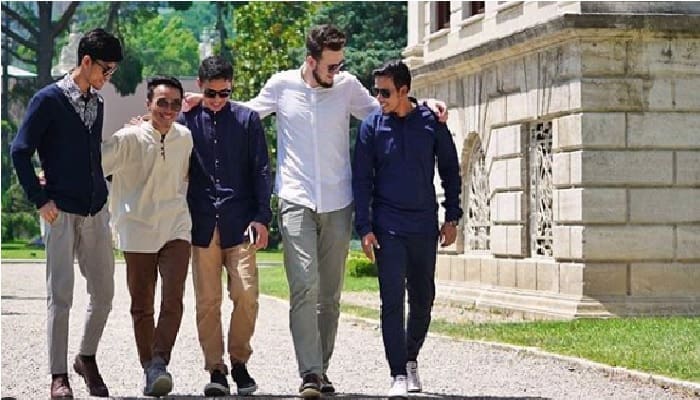 Muzamil Hasballah, Taqy Malik, dan kawan-kawan.  Foto: Instagram muzamil Hasballah