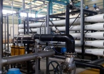 Pabrik desalinasi air laut Gaza. Foto: Palinfo