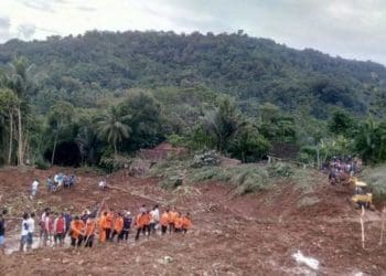 Longsor Purworejo. Foto: Kompas