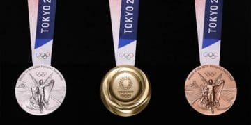 Desain medali Olimpiade Tokyo 2020. Foto: Olympic.org