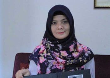 Neuis Marpuah, ibu korban jatuhnya pesawat Lion Air di perairan Karawang. Foto: Detik