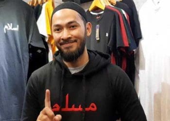 Uki dan Metha di acara Muslim Lifefest di Jakarta Convention Center (JCC), Sabtu (31/8/2019). Foto: Tribunnews