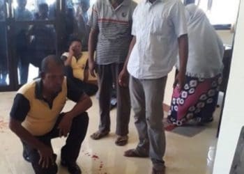 Lokasi terjadinya letusan senjata yang melukasi dua polisi di Polsek Sirenja, Donggala, Sulawesi Tengah. Foto: Rakyatku