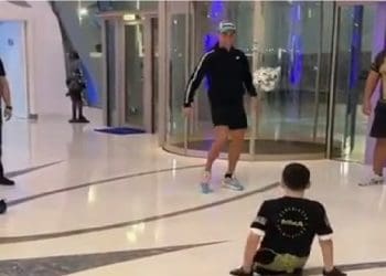 Cristiano Ronaldo dan Ali Amir. Foto: Instagram cristiano Ronaldo