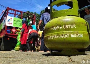 Gas elpiji 3 kg. Foto: Detik