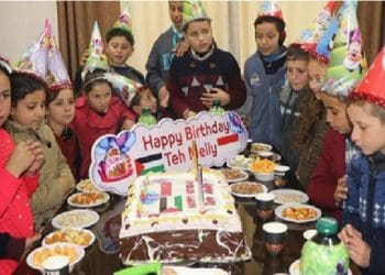 Anak-anak Palestina. Foto: Instagram Melly Goeslaw