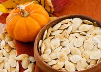 Makanan yang bisa meningkatkan daya ingat salah satunya biji labu. Foto: Bisnis