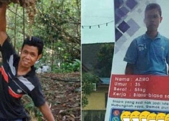 Pria cari jodoh dengan pasang spanduk di jalan. Foto: WoB