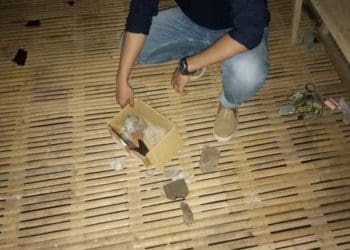 TKP saling sabet warga di Jeneponto. Foto: Detik