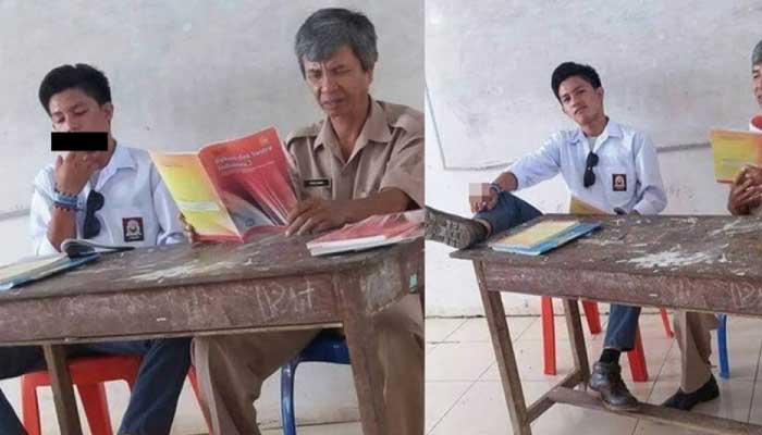 Takut Langgar HAM, Guru di Makassar Tak Tegur Siswa yang Merokok Disampingnya 1 Foto: Solopos