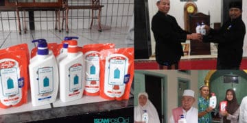 IslamposAid Salurkan Donasi Hand Santizer ke Sejumlah Masjid di Jatinangor, Sumedang 2 islamposaid