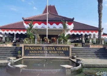 Pendopo Surya Graha, Magetan. Foto: Sugeng Harianto/Detik