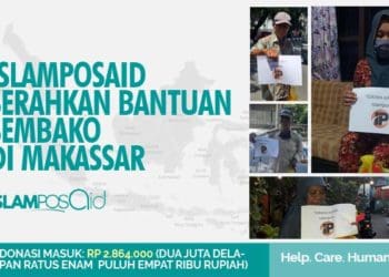 IslamposAid Serahkan Bantuan Sembako di Makassar 2