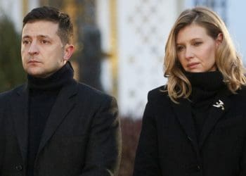 Presiden dan Ibu Negara Ukraina. Foto: The Times of Israel