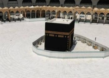 Masjidil haram tutup saat Idul Adha. Foto: Reuters