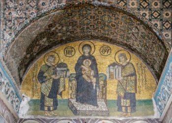 Mozaik Hagia Sophia. Foto: Greek Reporter