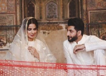 Saba Qamar dan Bilal Saeed. Foto:  Instagram Bilal Saeed