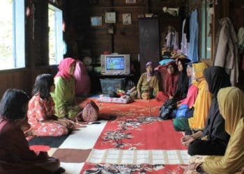 Suasana melayat HWK Sumbar di rumah keluarga Kurnia. (Dok. Istimewa)