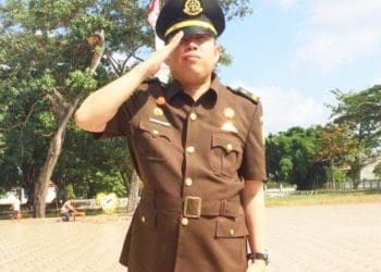Jaksa Penuntut Umum (JPU) dalam kasus penyiraman air keras terhadap Noel Baswedan, Robertino Fedrik Adhar Syaripuddin. Foto: Tribun