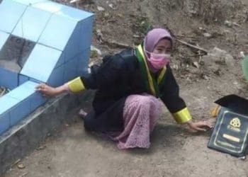 Nurwahyuni Cole mahasiswi Jurusan Sejarah Peradaban, Islam Fakultas Adab dan Humaniora Universitas Islam Negeri (UIN) Alauddin. Foto: Suara.com