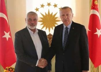 Ismail Haniyeh dan Erdogan. Foto: PIC