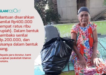 Alhamdulillah, Bulanan untuk Mak Uyuh di Bulan Desember 2020, Sudah Diserahkan IslamposAid 5