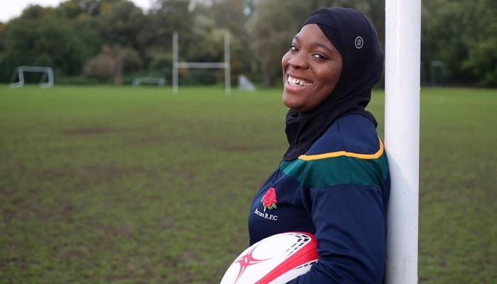 Muslimah Perawat sekaligus Pemain Rugby Inggris Raih Penghargaan Sunday Times of the year 2020 1 Zainab Alema