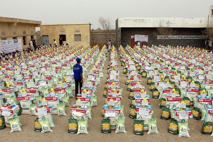 Jepang Beri Bantuan Makanan Senilai 20,5 Juta Dolar ke Yaman 1 Bantuan Jepang untuk Yaman. Foto: MEMO