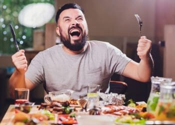 Perhatikan asupanmu ya. Makan jeroan terlalu banyak ga baik lho., Hukum Makan Banyak