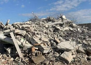 Bangunan Palestina hancur. Foto: PIC