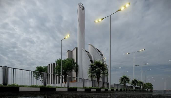 Secara Virtual, Ridwan Kamil Hadiri Peletakan Batu Pertama Masjis Syeikh Ajlin Palestina 1 Desain Masjid Syeikh Ajlin. Foto: Fokus Jabar