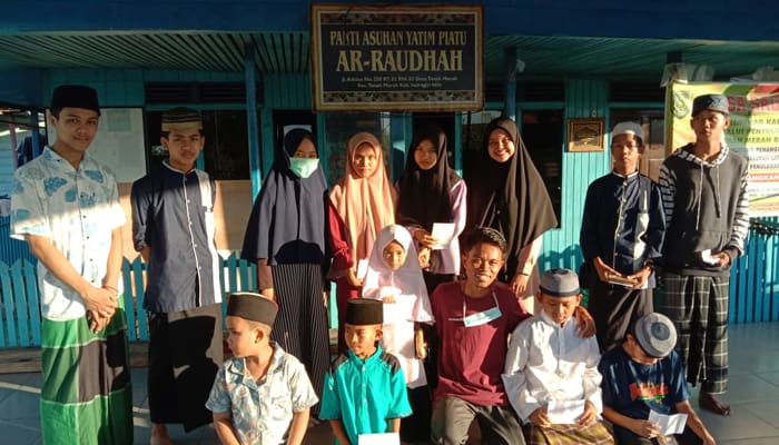 Islamposaid Salurkan Santunan untuk Sepuluh Anak Yatim Piau di Pekanbaru, Riau 1 Foto: islamposAid