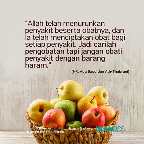 Pengobatan, sesuai dengan petunjuk Nabi