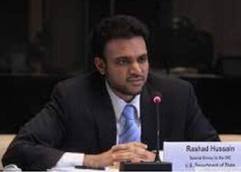 Rashad Hussain muslim pertama