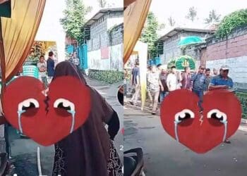 Video viral di media sosial. Foto: Dok. TikTok @phudji.