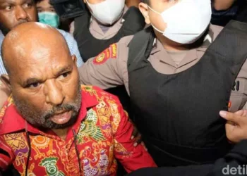 Lukas Enembe (Foto: Andhika Prasetia/detikcom)