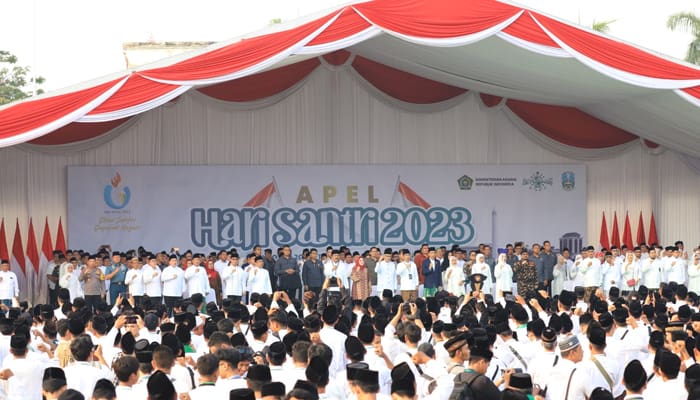 Hari Santri, Presiden: Santri Pilar Kekuatan Bangsa,Terbukti Sejak Zaman Perjuangan 2 Hari Santri