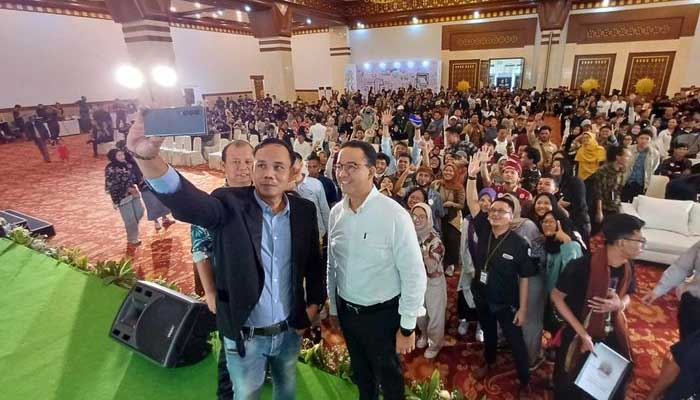 Anies Jadi Satu-satunya Capres yang Hadiri Konferensi Orang Muda Walhi 1 anies