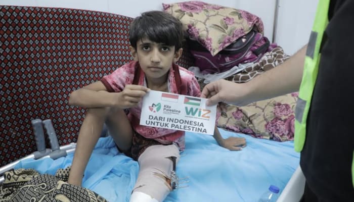 WIZ dan KITA Palestina Salurkan Santunan untuk Pasien RS Indonesia di Gaza Palestina 2 Gaza Palestina