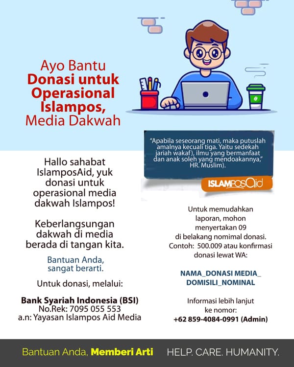 (Update) Ayo Bantu Donasi untuk Operasional Islampos, Media Dakwah, Agar Tetap Eksis dan Hadir 2 (Update) Ayo Bantu Donasi untuk Operasional Islampos, Media Dakwah, Agar Tetap Eksis dan Hadir 2 Donasi