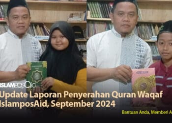 IslamposAid Serahkan 10 Mushaf Al-Qur'an ke Pengajian Al-Qur'an Miftahul Jannah 2