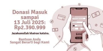 Laporan Donasi Islampos Juli 2025: Alhamdulillah, Sudah Terkumpul Rp2.390.999! 1 Donasi